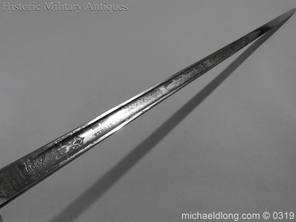 Civil Service Rifles Sword by Wilkinson Sword - Image 11