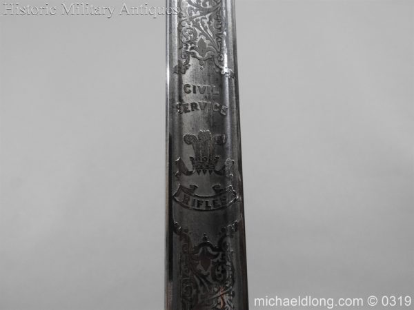 Civil Service Rifles Sword by Wilkinson Sword - Image 19