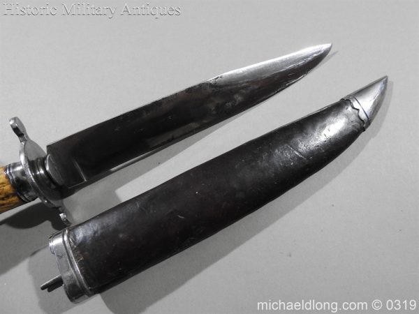 Indian Bowie Knife 19 century - Image 3