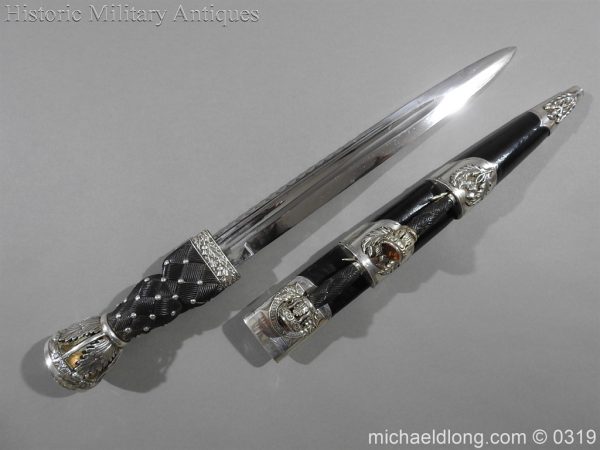 Gordon Highlander Officer's Silver Mounted Dirk