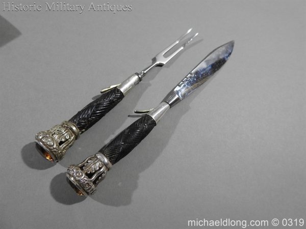 Gordon Highlander Officer's Silver Mounted Dirk - Image 5
