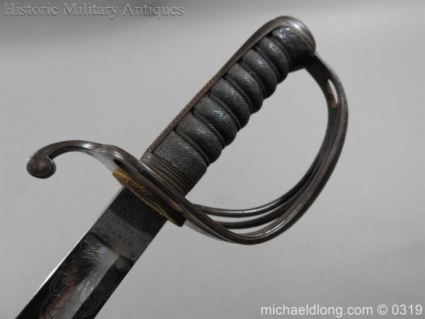 West Somerset 1821 Cavalry Officer's Sword by Wilkinson - Image 24