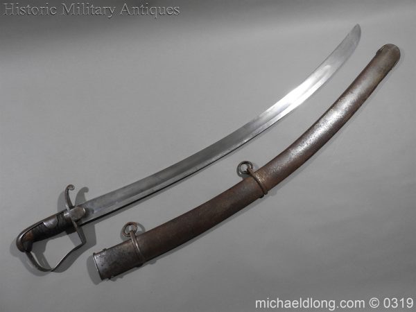 British 1796 Light Cavalry Sword By Dawes Birmingham
