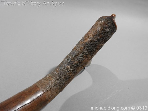 Fiji Island Oceanic Gun Stock War Club - Image 11