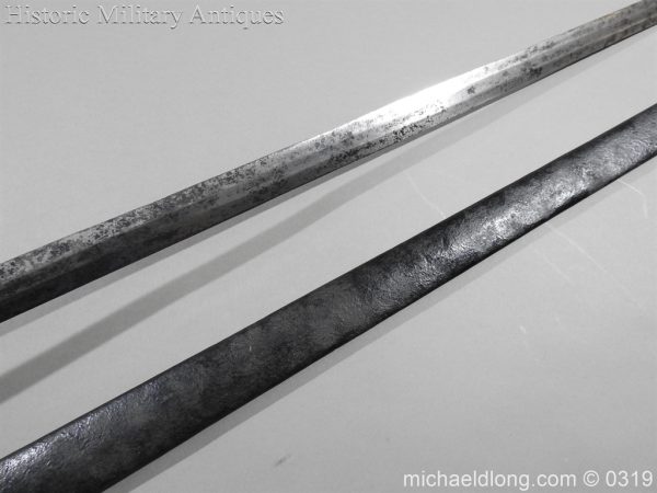 Scottish Basket Hilted Broadsword and Scabbard - Image 3
