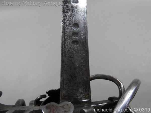 Scottish Basket Hilted Broadsword and Scabbard - Image 13