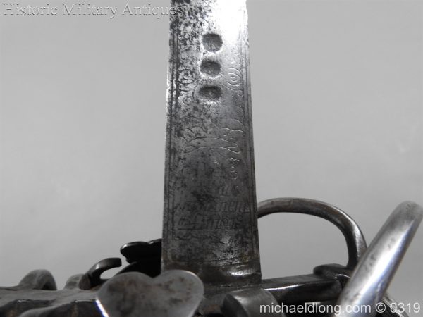 Scottish Basket Hilted Broadsword and Scabbard - Image 14
