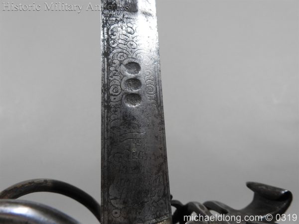 Scottish Basket Hilted Broadsword and Scabbard - Image 17