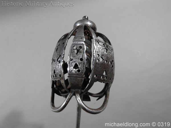 Scottish Basket Hilted Broadsword and Scabbard - Image 24