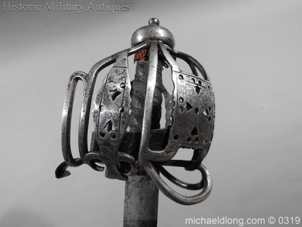 Scottish Basket Hilted Broadsword and Scabbard - Image 25