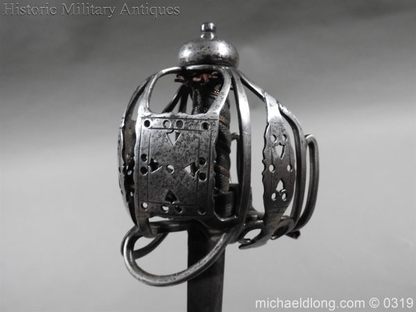 Scottish Basket Hilted Broadsword and Scabbard - Image 30