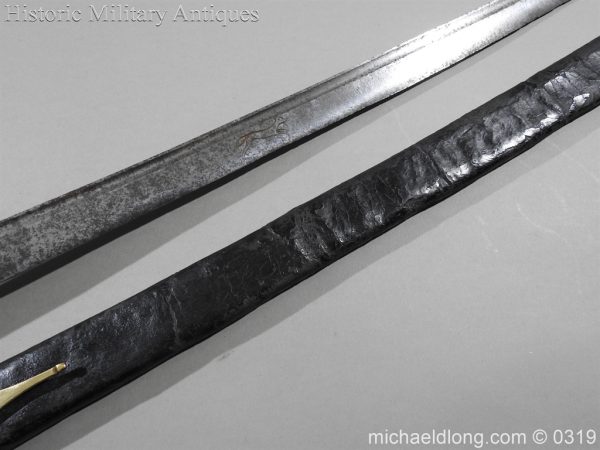 British Naval Slot Hilt Officer's Sword C 1780 - Image 3
