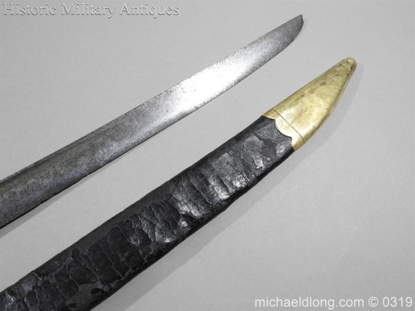 British Naval Slot Hilt Officer's Sword C 1780 - Image 4
