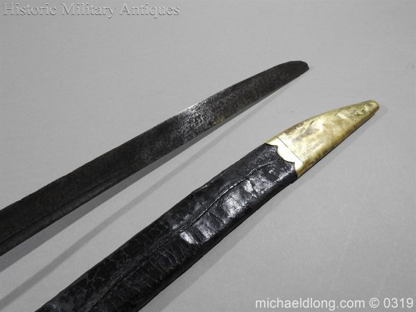 British Naval Slot Hilt Officer's Sword C 1780 - Image 8