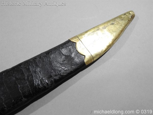 British Naval Slot Hilt Officer's Sword C 1780 - Image 10