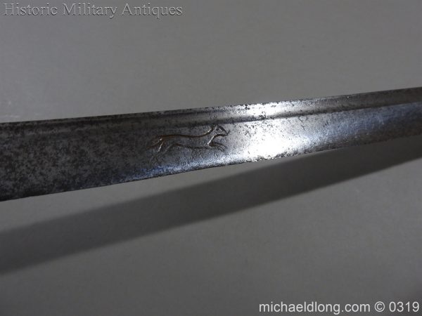 British Naval Slot Hilt Officer's Sword C 1780 - Image 13