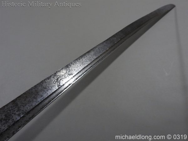 British Naval Slot Hilt Officer's Sword C 1780 - Image 14