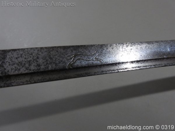 British Naval Slot Hilt Officer's Sword C 1780 - Image 15