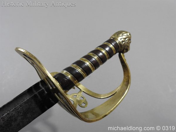 British Naval Slot Hilt Officer's Sword C 1780 - Image 19