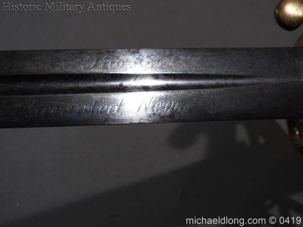 British 1845 Officer's Sword by Wilkinson with Gill Blade - Image 16
