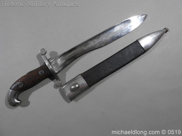 Spanish Model 1907 Artillery Bolo Bayonet - B100