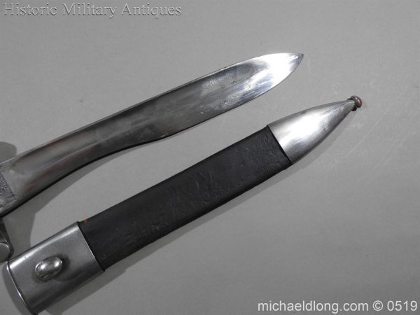 Spanish Model 1907 Artillery Bolo Bayonet - B100 - Image 3
