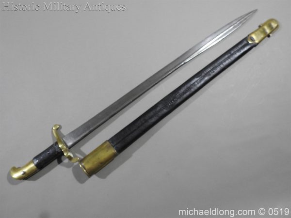British 1855 Sapper and Miners Lancaster Sword Bayonet - B102 - Image 5