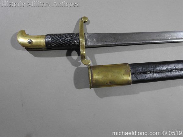 British 1855 Sapper and Miners Lancaster Sword Bayonet - B102 - Image 6