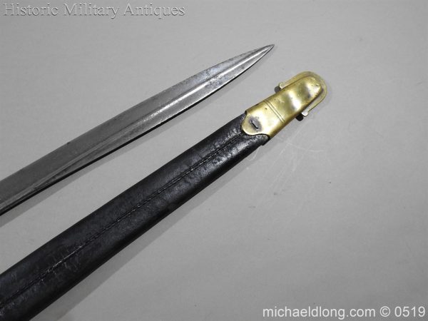 British 1855 Sapper and Miners Lancaster Sword Bayonet - B102 - Image 8