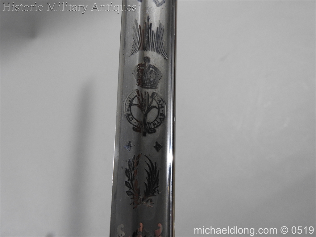 Welsh Guards Presentation Sword - Image 19