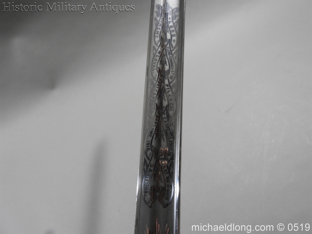 Welsh Guards Presentation Sword - Image 20