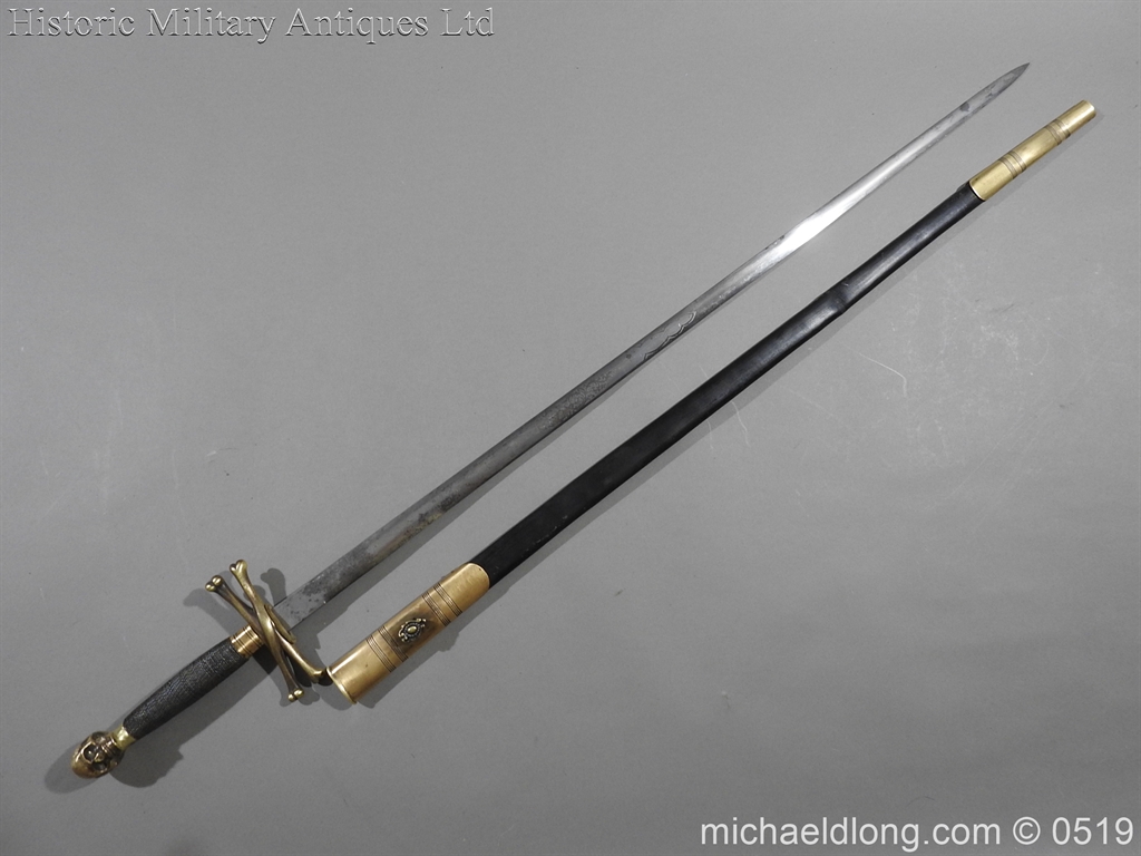 British 19th Century Masonic lodge Sword