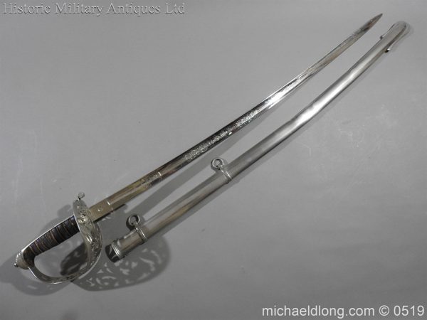 Bengal Engineers Victorian Officer's Sword with Family Crest