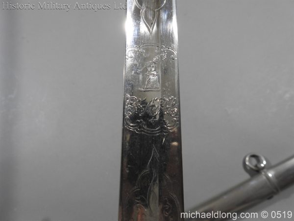 Bengal Engineers Victorian Officer's Sword with Family Crest - Image 5