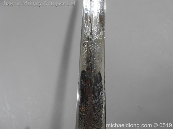 Bengal Engineers Victorian Officer's Sword with Family Crest - Image 7