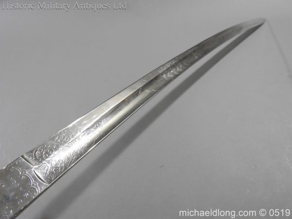 Bengal Engineers Victorian Officer's Sword with Family Crest - Image 8