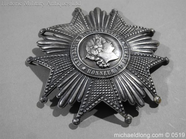 French Silver Order of the Legion of Honour Grand Cross Breast Star - Image 8