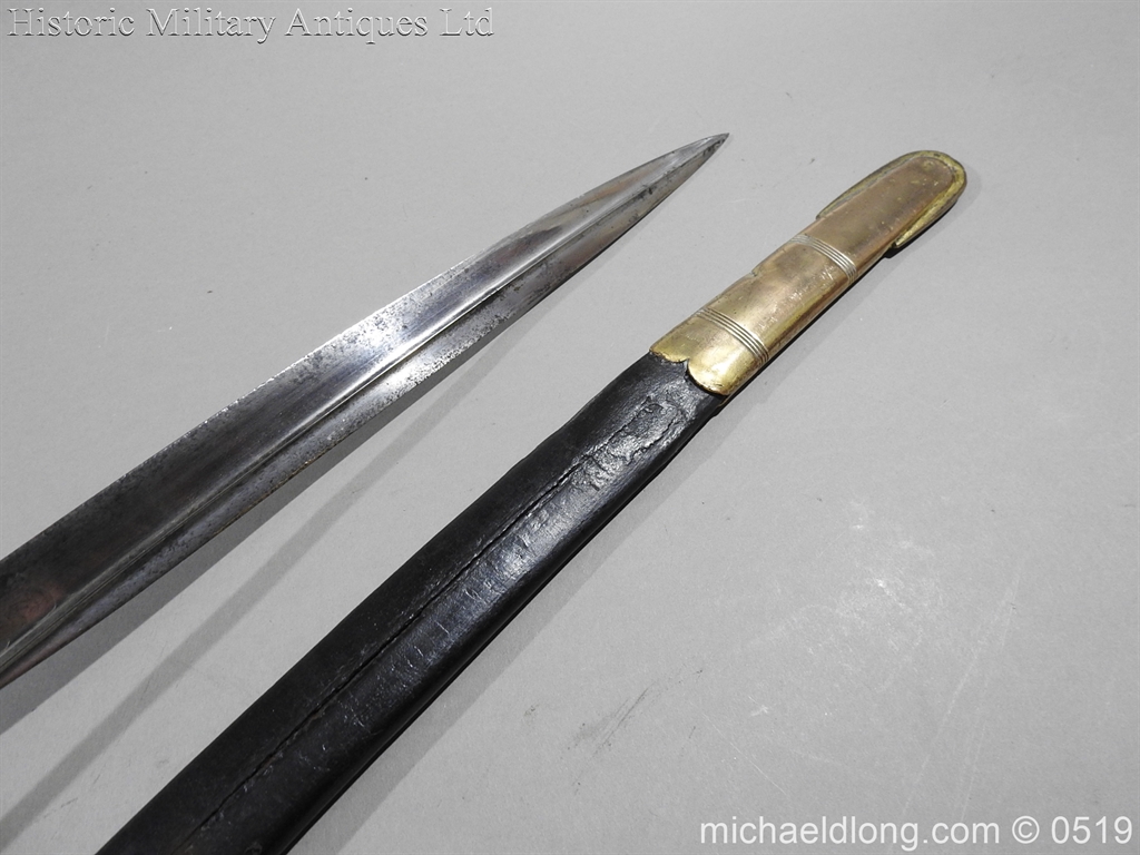 Royal Naval Officer's Pipe Back Sword By Dudley - Image 8