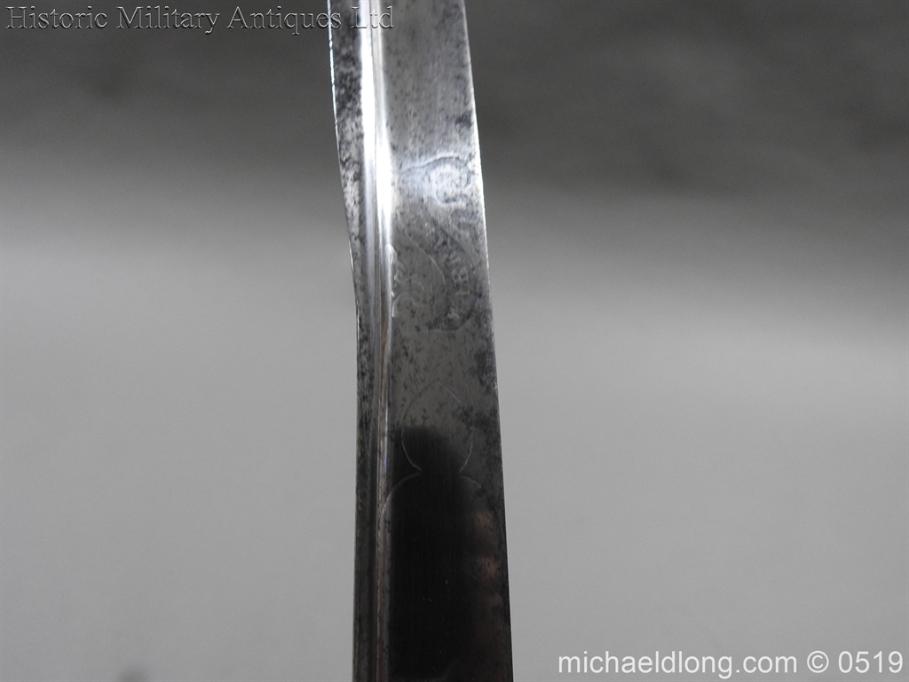 Royal Naval Officer's Pipe Back Sword By Dudley - Image 17