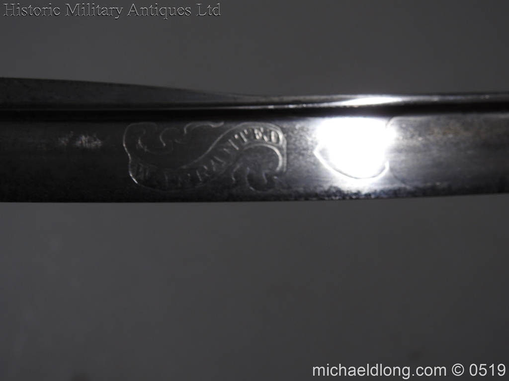 Royal Naval Officer's Pipe Back Sword By Dudley - Image 22