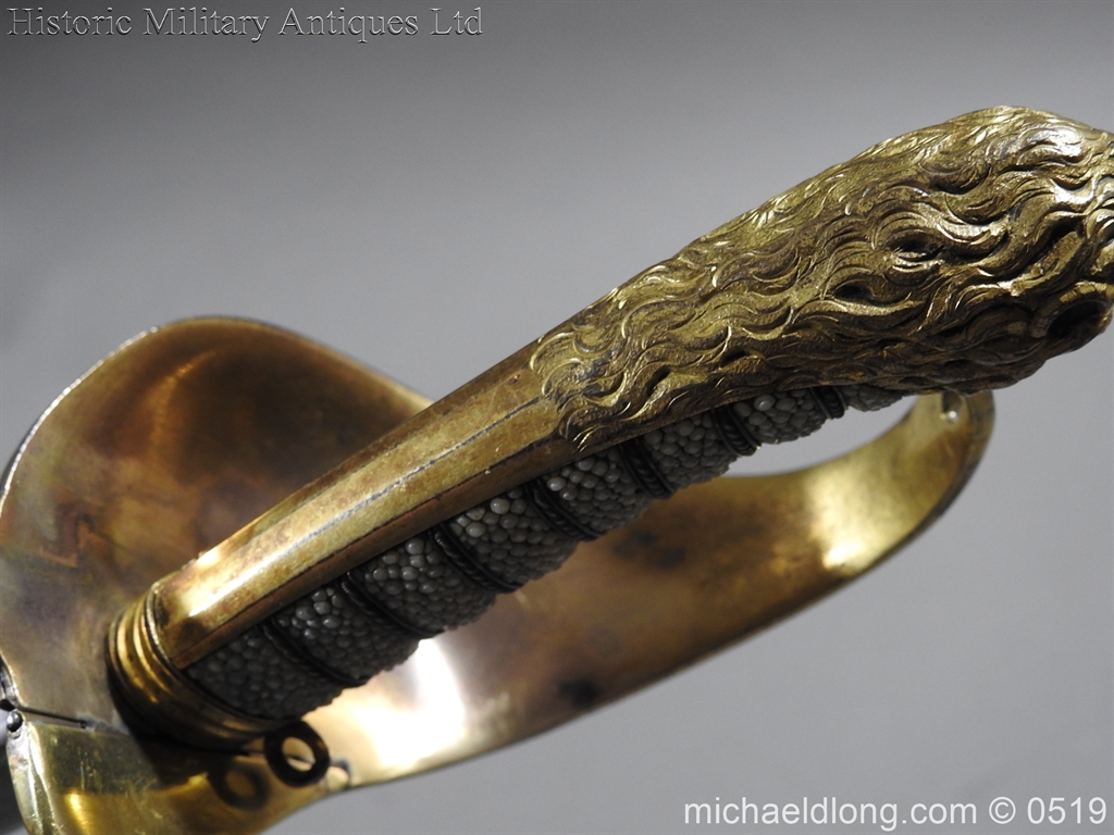 Royal Naval Officer's Pipe Back Sword By Dudley - Image 28