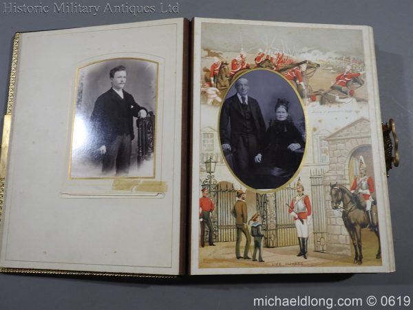 Victorian British Army Musical Photograph Album - Image 7
