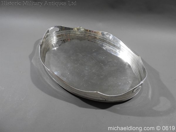 Sandhurst Presentation Silver Tray Dated 1916 - Image 4