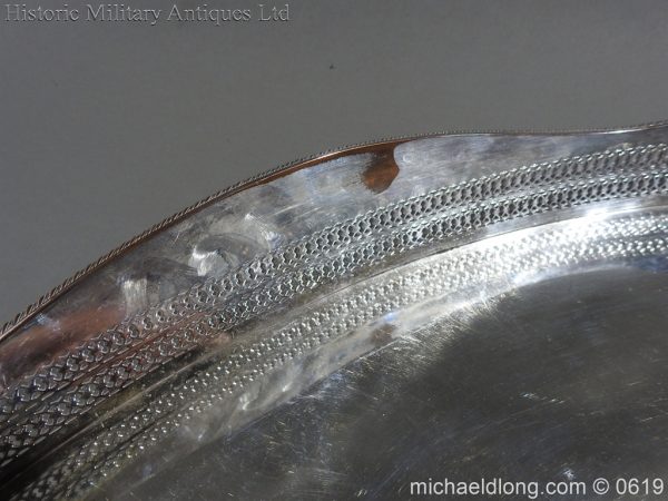 Sandhurst Presentation Silver Tray Dated 1916 - Image 6