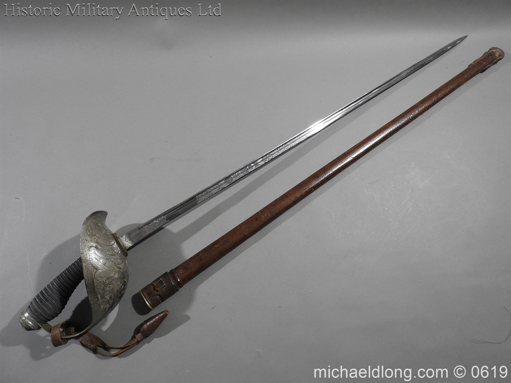 British Officer's 1912 Sword Major Pilkington Scott By Wilkinson