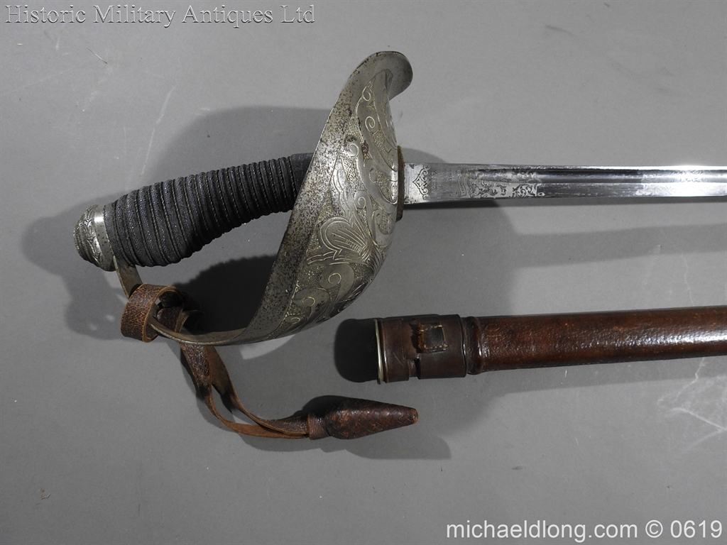 British Officer's 1912 Sword Major Pilkington Scott By Wilkinson - Image 2