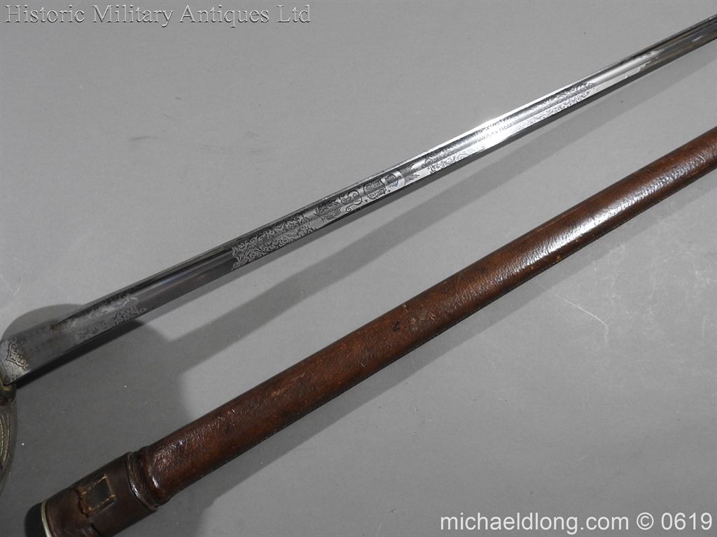 British Officer's 1912 Sword Major Pilkington Scott By Wilkinson - Image 3