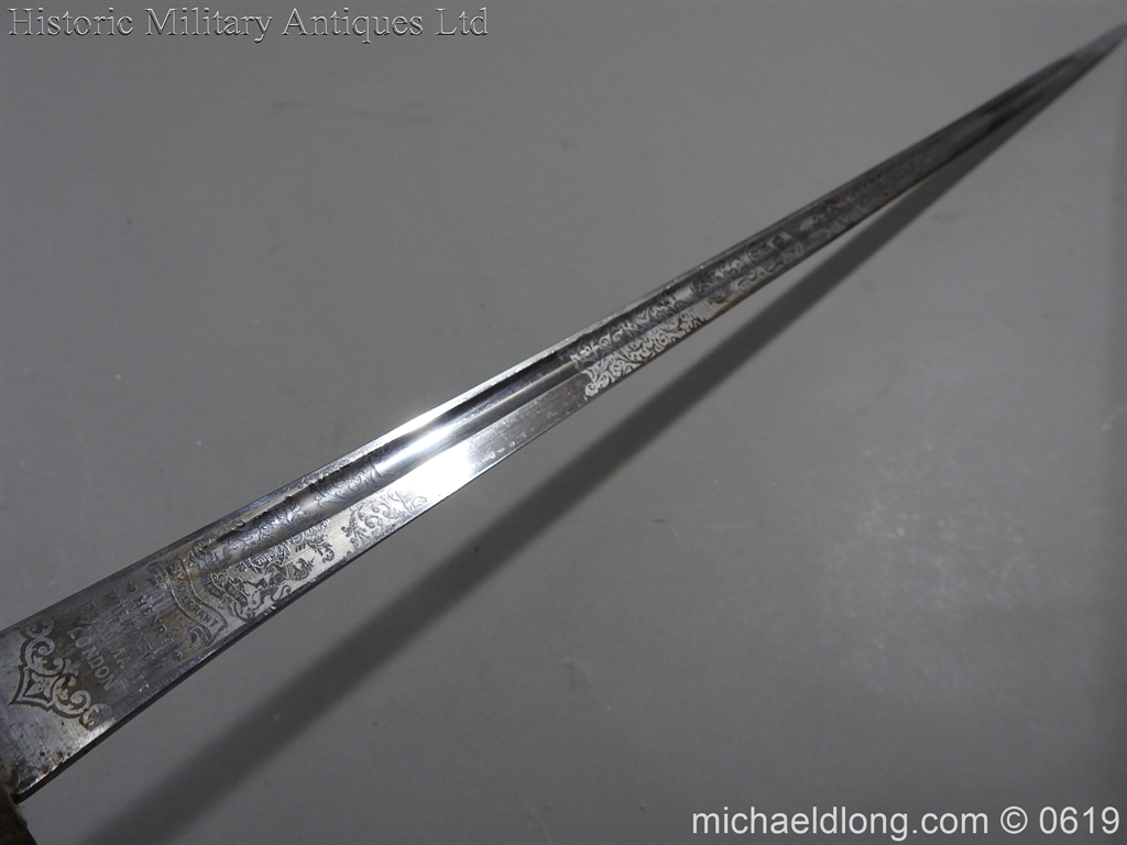British Officer's 1912 Sword Major Pilkington Scott By Wilkinson - Image 9