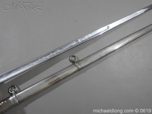 East Yorkshire Regimental Presentation Sword - Image 3