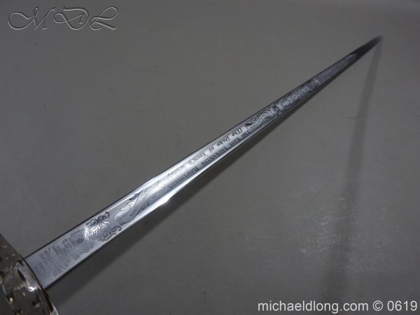 East Yorkshire Regimental Presentation Sword - Image 11